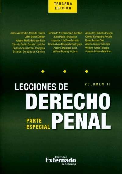 Libro: Lecciones De Derecho Penal. Vol. II | Universilibros